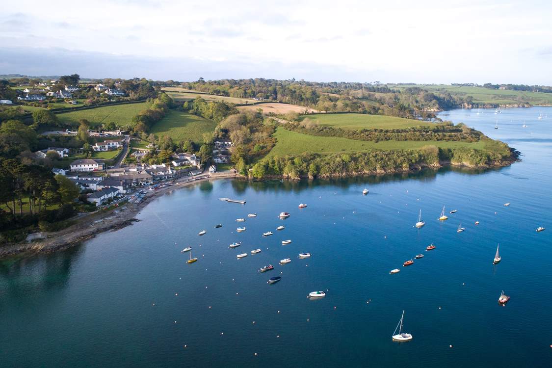 One of the pretty inlets near by on The Helford.
