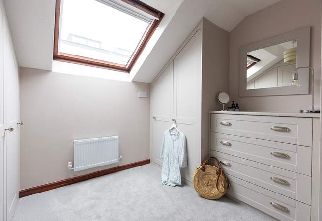 Bedroom 1 has a fabulous dressing-area. 