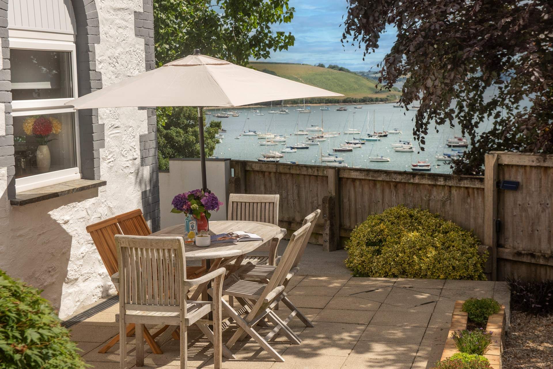 The view is stunning any time of year.