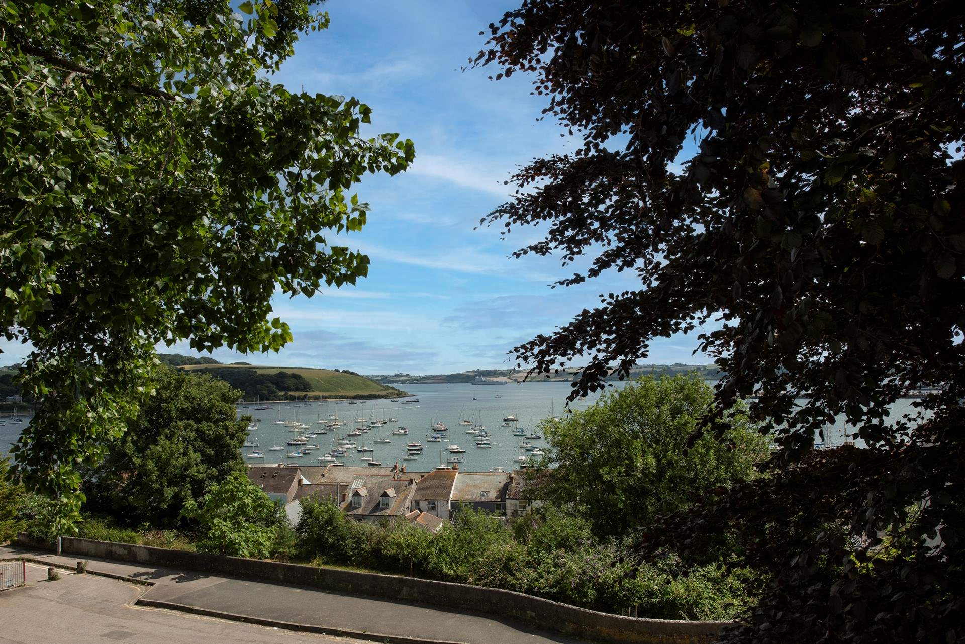 The view changes throughout the year. 