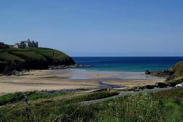 Beautiful Poldhu Cove is a short drive away.
