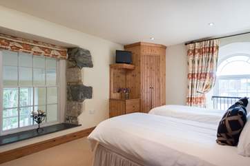 Both bedrooms are spacious and have plenty of storage.