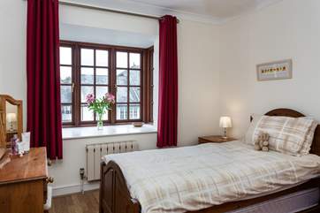 This bedroom has a 3' single bed, and plenty of space for a travel cot if required (Bedroom 3).