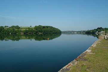 Looking down river towards Restronguet Creek.