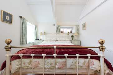 The comfy bed.