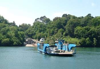 The King Harry Ferry is a fun way to get to The Roseland to find tranquil sandy beaches. 