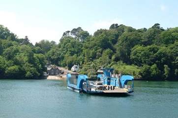 The King Harry Ferry is a fun way to get to The Roseland to find tranquil sandy beaches.
