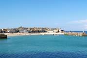 St Ives town is renowned for its harbour, restaurants and shops.