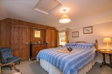 Bedroom 1 has a comfy double bed and plenty of storage.