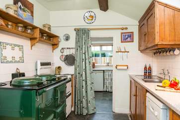 The country kitchen has a lovely electric Aga creating a warm welcome all year round and there is a new electric oven and hob too.