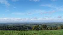 There are stunning views from the top of Bulbarrow Hill just up the road.