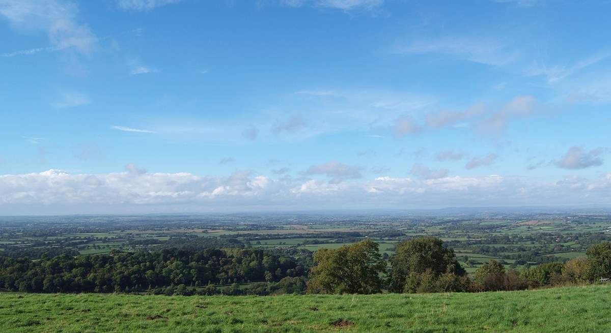 There are stunning views from the top of Bulbarrow Hill just up the road.