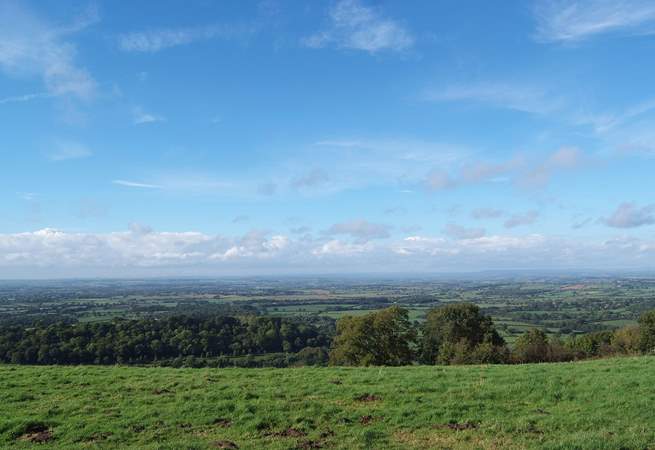 There are stunning views from the top of Bulbarrow Hill just up the road.