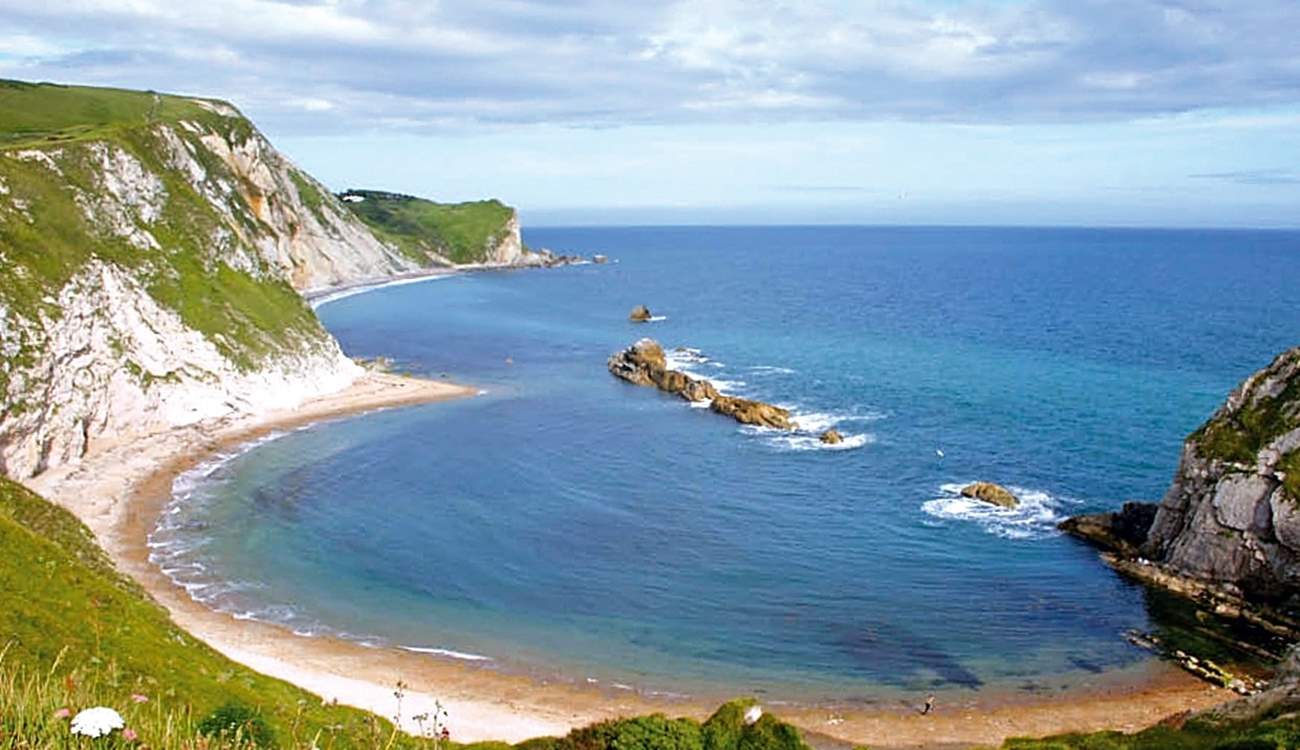 Lulworth Cove is one of Dorset's wonderful beaches and well worth a day trip.