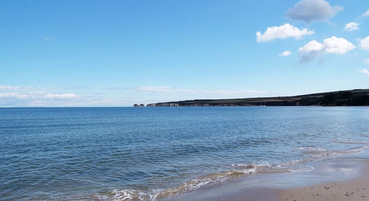 The lovely beaches of Dorset's Studland peninsula are an easy drive from the cottage.