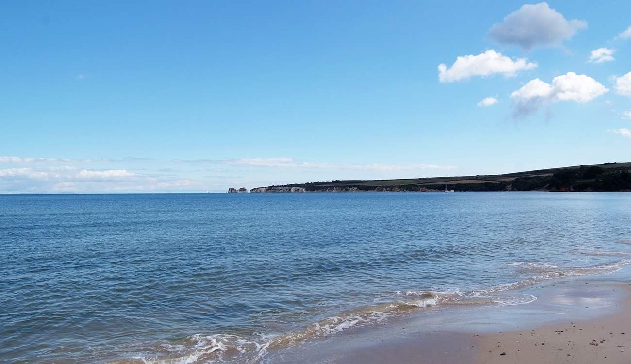 The lovely beaches of Dorset's Studland peninsula are an easy drive from the cottage.