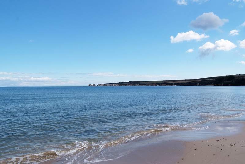 The lovely beaches of Dorset's Studland peninsula are an easy drive from the cottage.