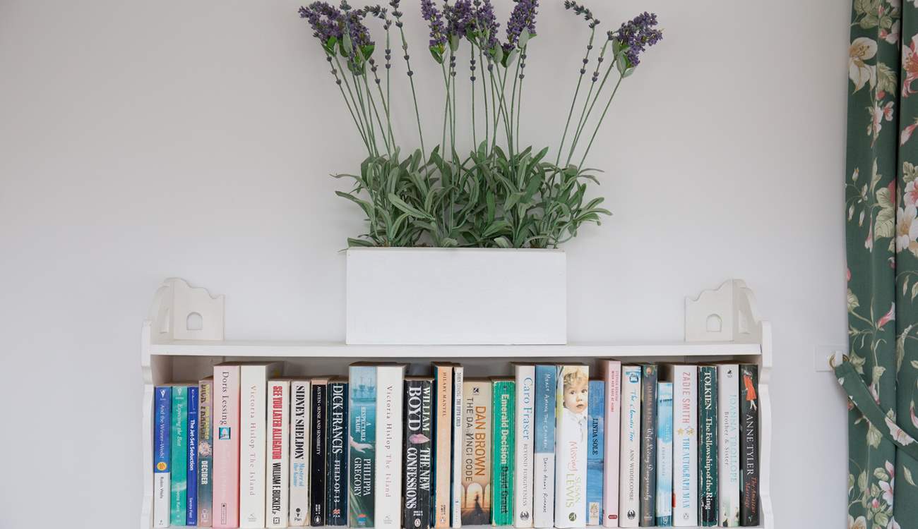 Plenty of reading material to enjoy.