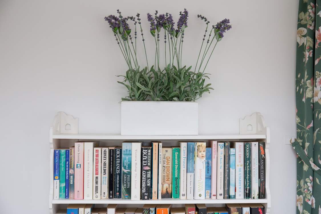 Plenty of reading material to enjoy.