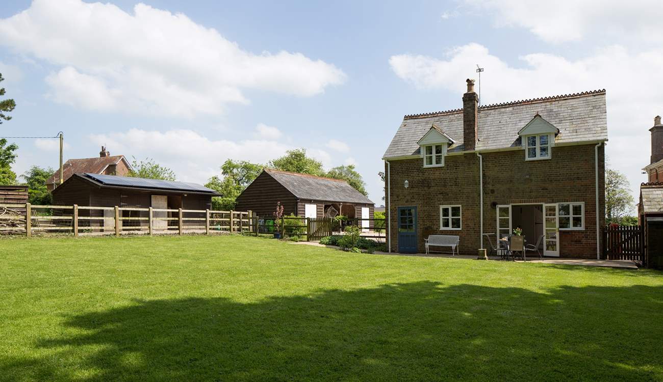 The cottage is set within the grounds of the owner's home, yet feels very private.