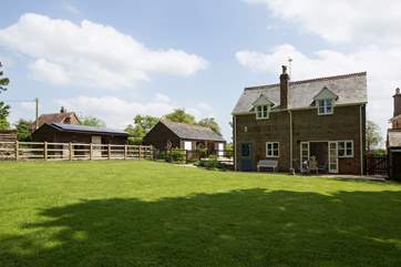 The cottage is set within the grounds of the owner's home, yet feels very private.