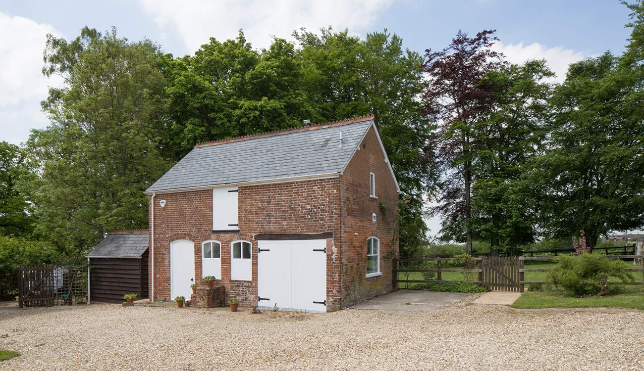 This is the view that greets you when you arrive at The Old Coach House.