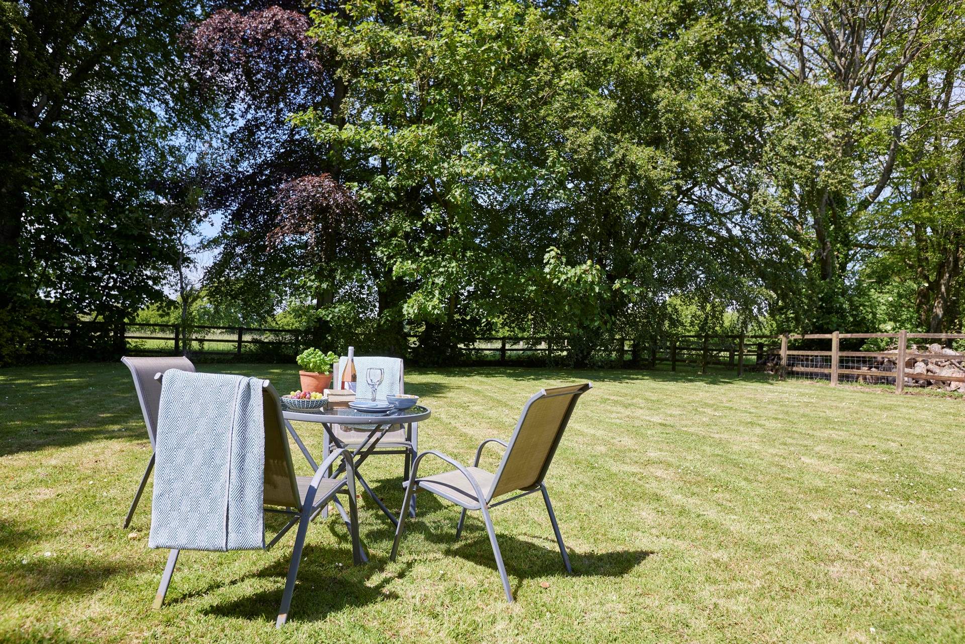 The enclosed gardens are perfect for you and your four legged friends.