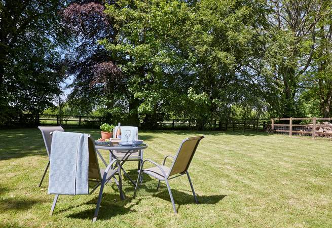 The enclosed gardens are perfect for you and your four legged friends.