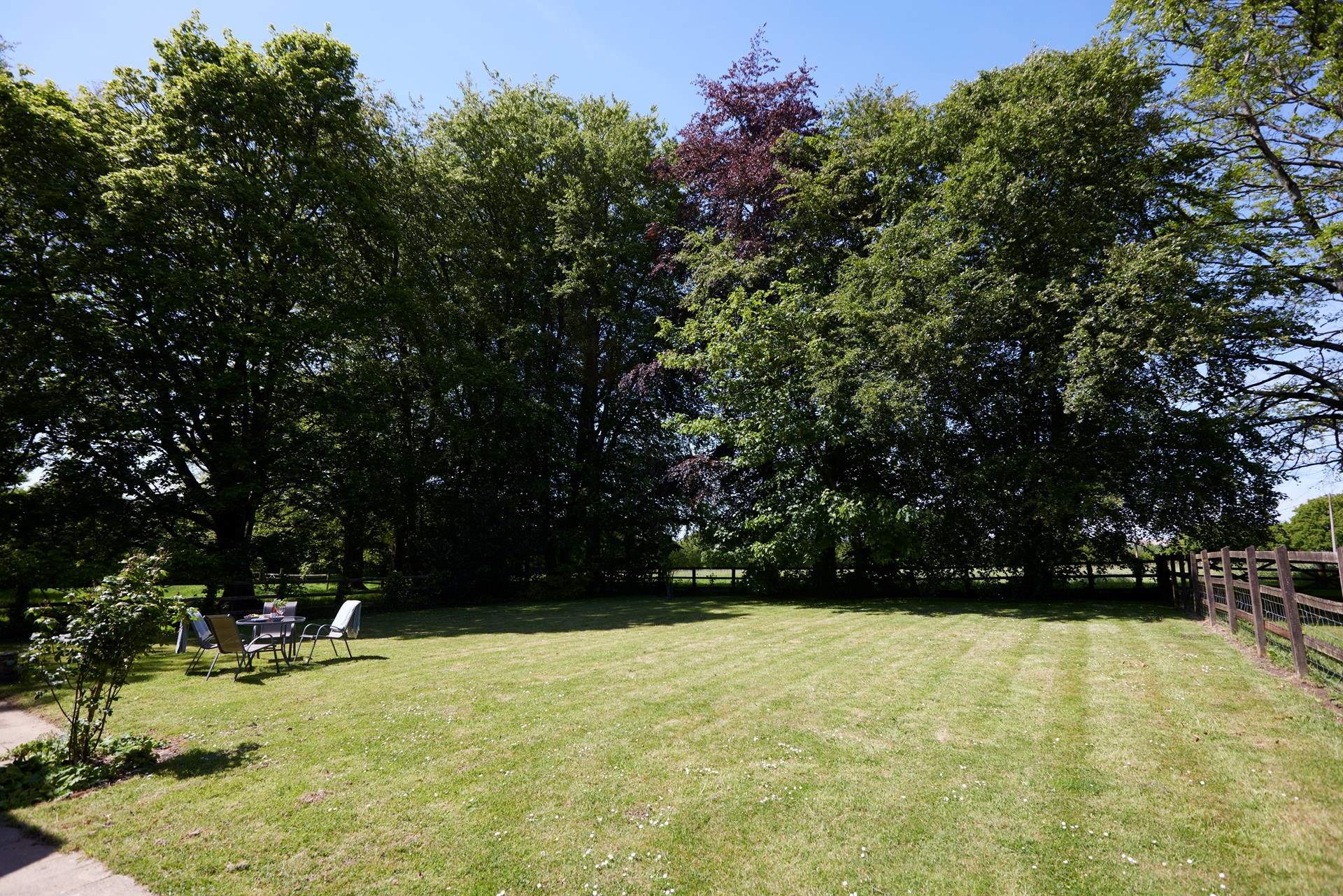 The large, private and enclosed garden is a really special feature.