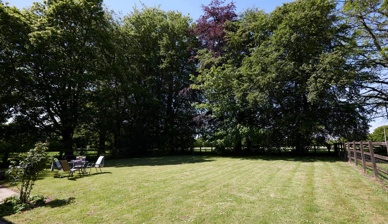The large, private and enclosed garden is a really special feature.