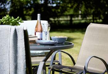 Why not just while away the hours in the garden with a glass of something nice...