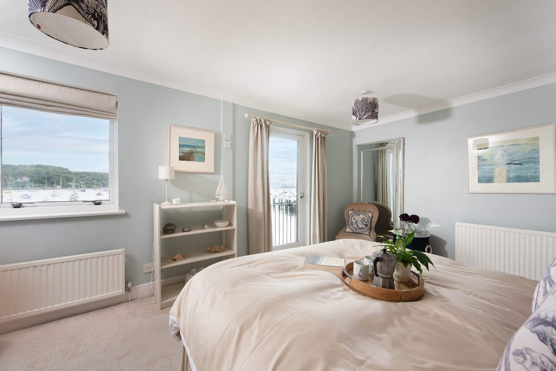 Well appointed bedroom 2  has a king-size bed and is on the second floor.