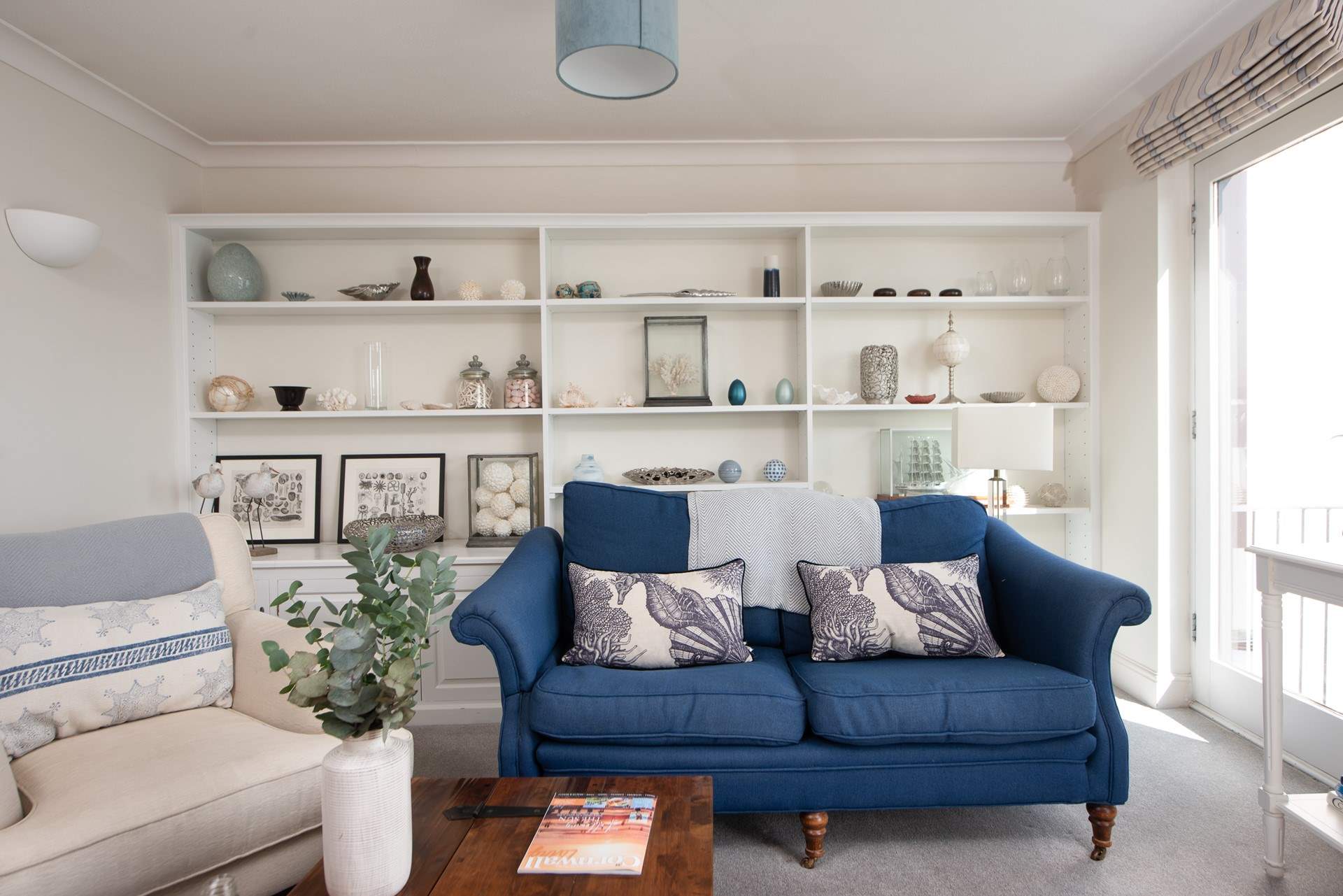 Nautical nods in the decor.