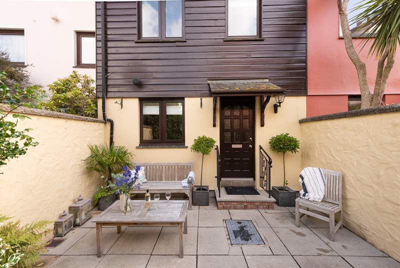 The patio that you cross as you enter the property is a real sun trap, extending Summer into Autumn!
