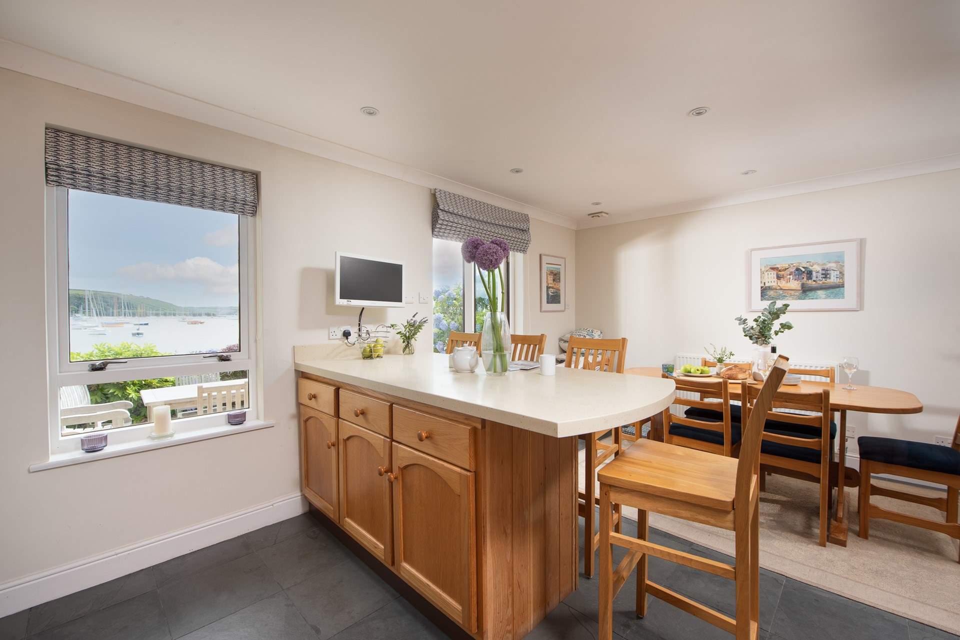 Gaze out over the water whilst your appointed chef whips up some holiday treats!