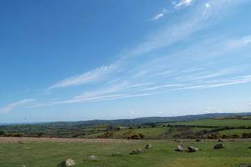 The delights of Dartmoor are a short drive away.