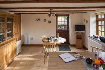 The spacious ground floor kitchen/diner.