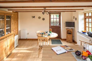 The spacious ground floor kitchen/diner.