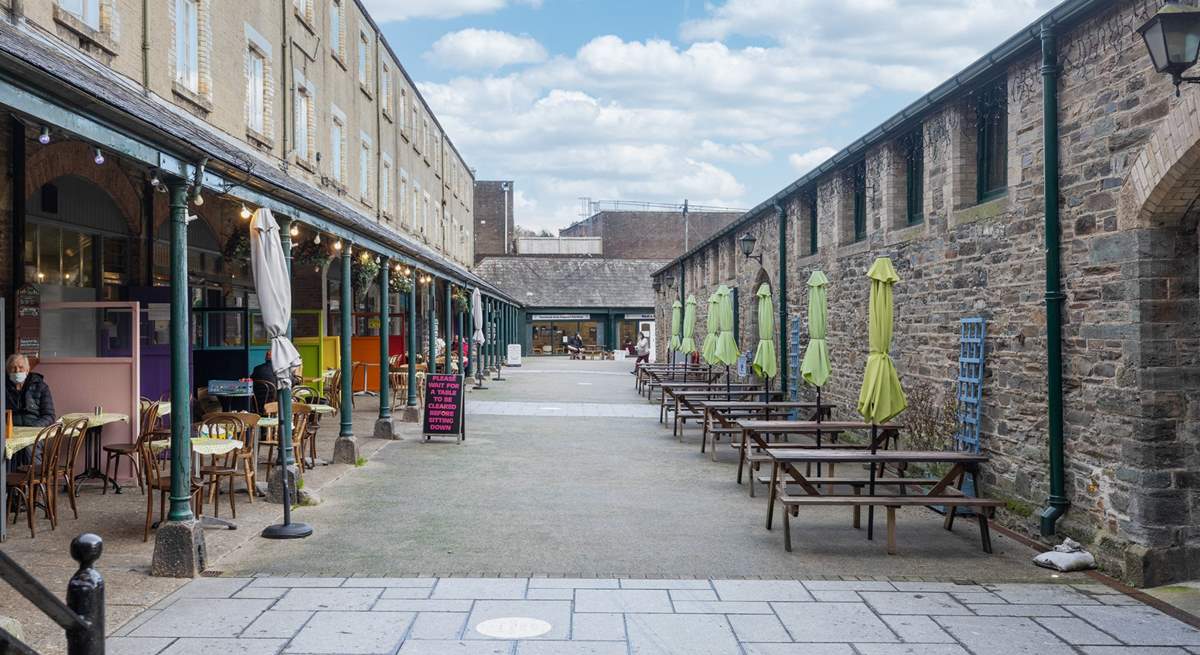 Tavistock Pannier Market takes place every Tuesday and Saturday.