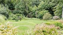 The perfect picnic spot can be found a few yards from Leat Mill. 