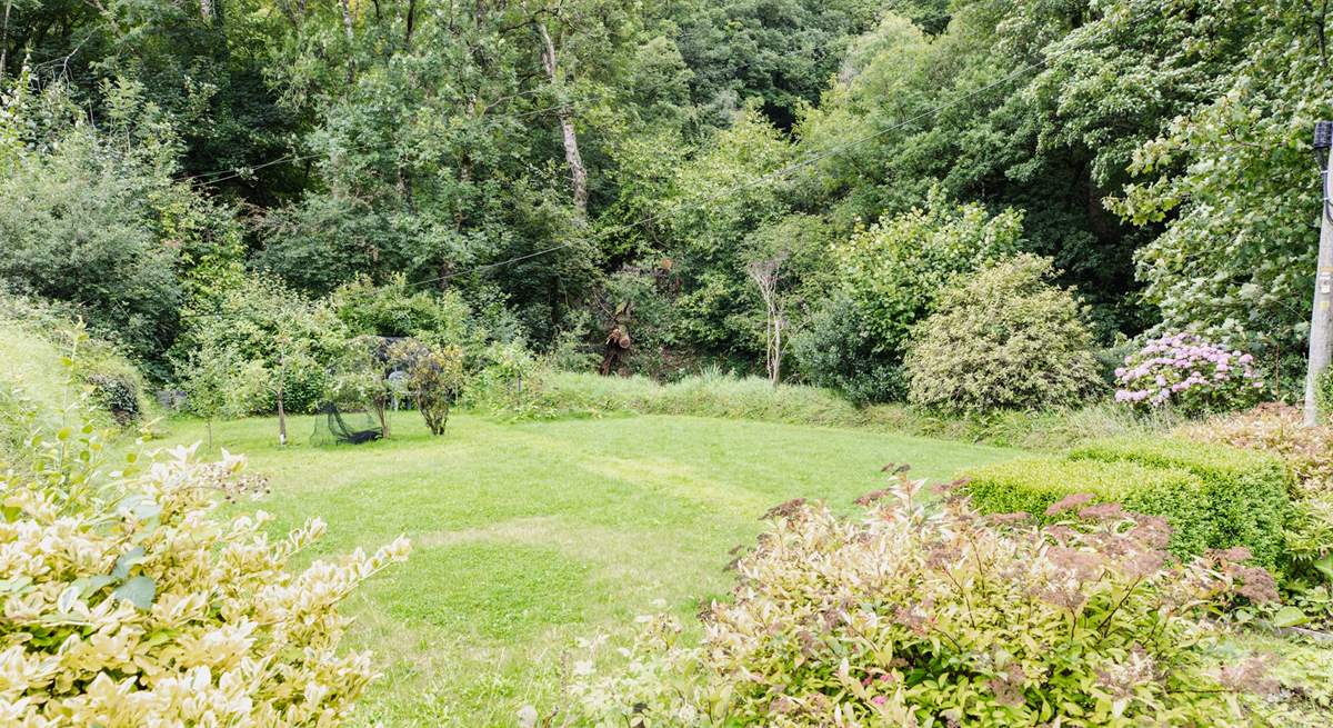 The perfect picnic spot can be found a few yards from Leat Mill. 