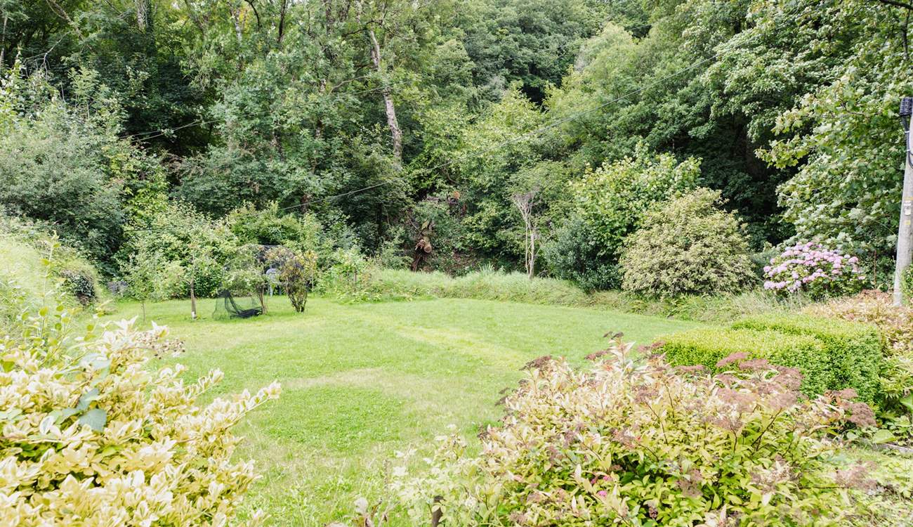 The perfect picnic spot can be found a few yards from Leat Mill. 