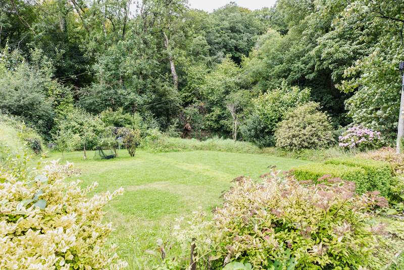 The perfect picnic spot can be found a few yards from Leat Mill. 