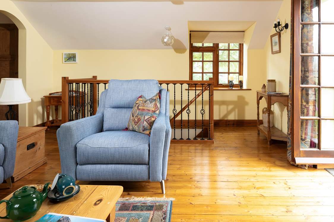 What a delightful sitting room.
