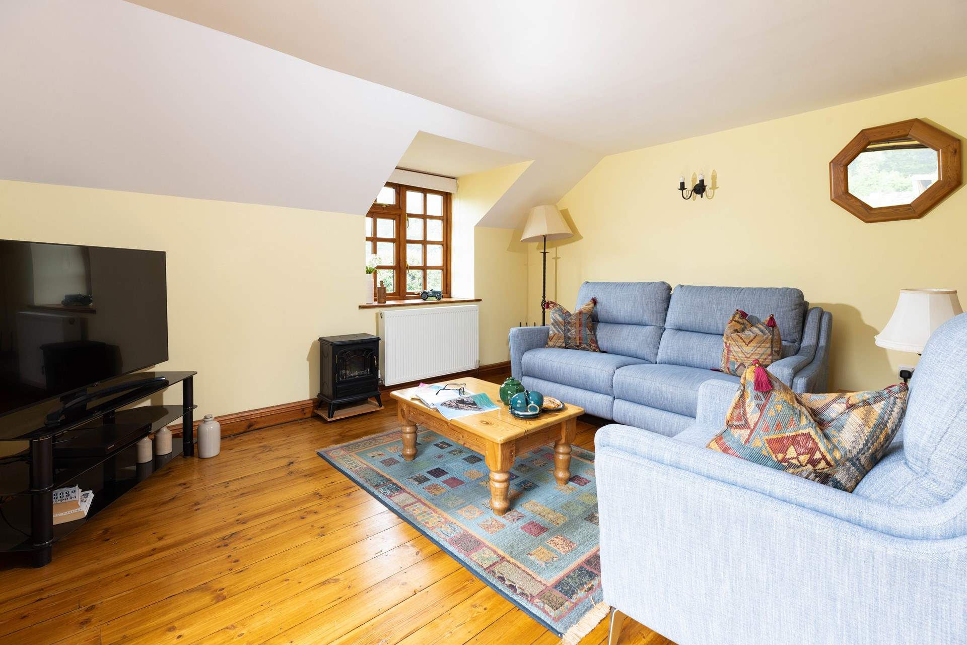 After a day of walking sit back and enjoy a film.