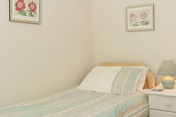 Bedroom 4 has a single bed.