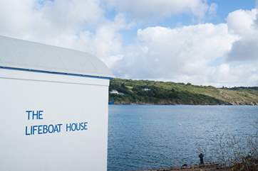 The old lifeboat house is now a fish and chip and seafood restaurant.