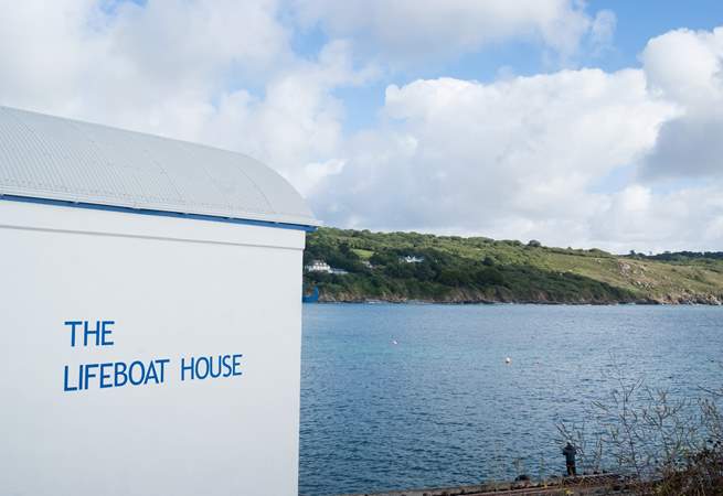 The old lifeboat house is now a fish and chip and seafood restaurant.