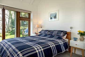 The master bedroom.