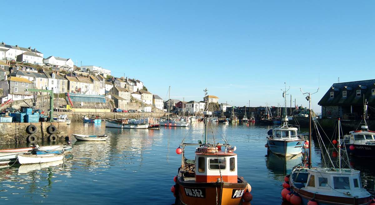 Mevagissey harbour.